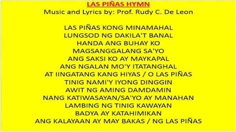 himno ng sangay ng pasig|HIMNO NG PASIG Lyrics .